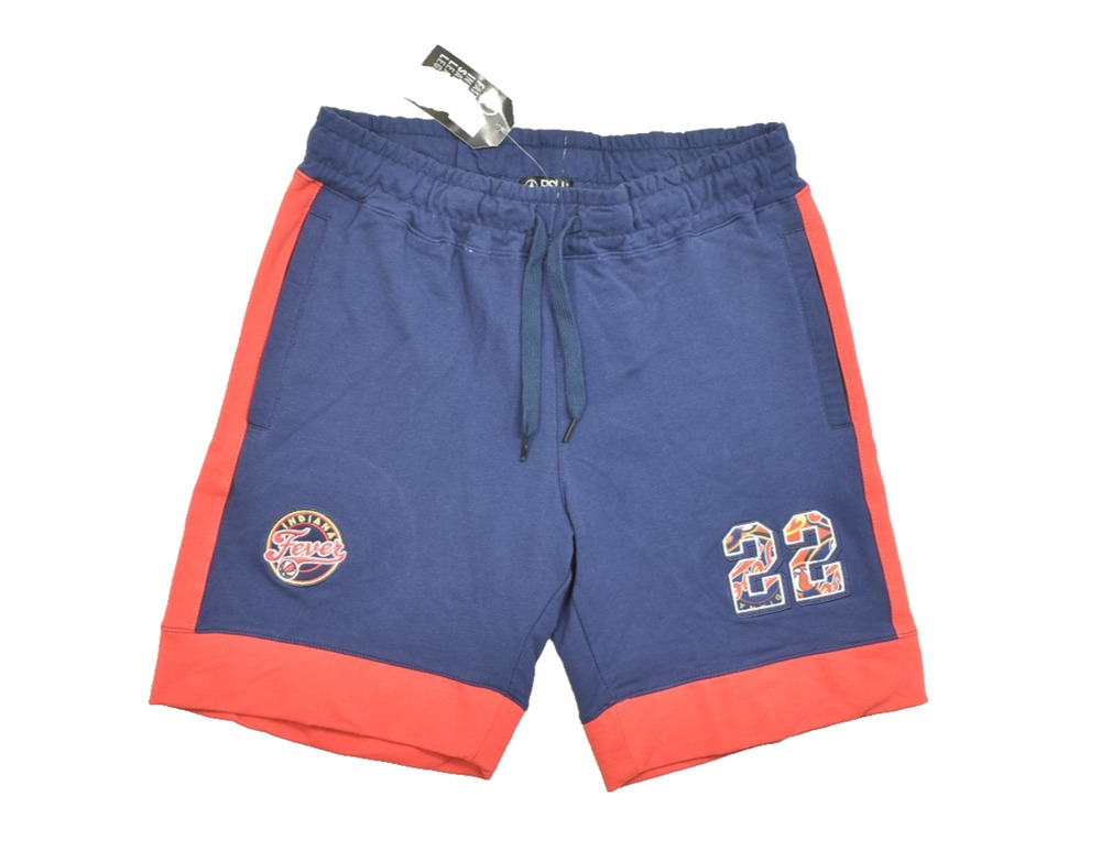 FISLL Men's Regular Size M Navy Player #22 Shorts Basketball Gym Red Trim NEW